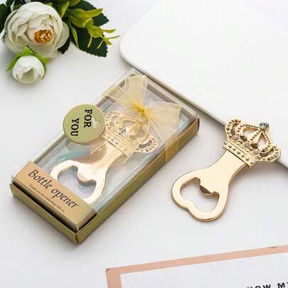 1/2/3/5PCS Crown Bottle Opener Gifts, Crown Can Opener, Royal Drink Opener, Sturdy And Elegant Kitchen Accessories, Exquisite Party Decorations, Wedding