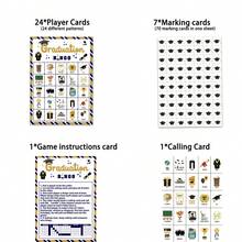 Bộ bài Bingo tốt nghiệp, màu xanh hải quân và vàng, trò chơi tiệc tốt nghiệp, bao gồm 24 thẻ người chơi độc đáo và quân cờ đánh dấu, đồ dùng hoạt động tiệc tùng cho sinh viên đại học, trung học, mẫu giáo, trò chơi nhóm kỷ niệm lớp học. - Nhiều màu - Xem 2