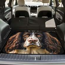 1 件加厚可爱宠物印花汽车后备箱垫，防水防尘，易于清洁，适用于 SUV、轿车、卡车，有效保护后备箱。 - 100cm*75cm - 查看 12