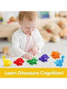 Juguete educativo interactivo con forma de dinosaurio, para interacción entre padres e hijos - Multicolor - Ver 4