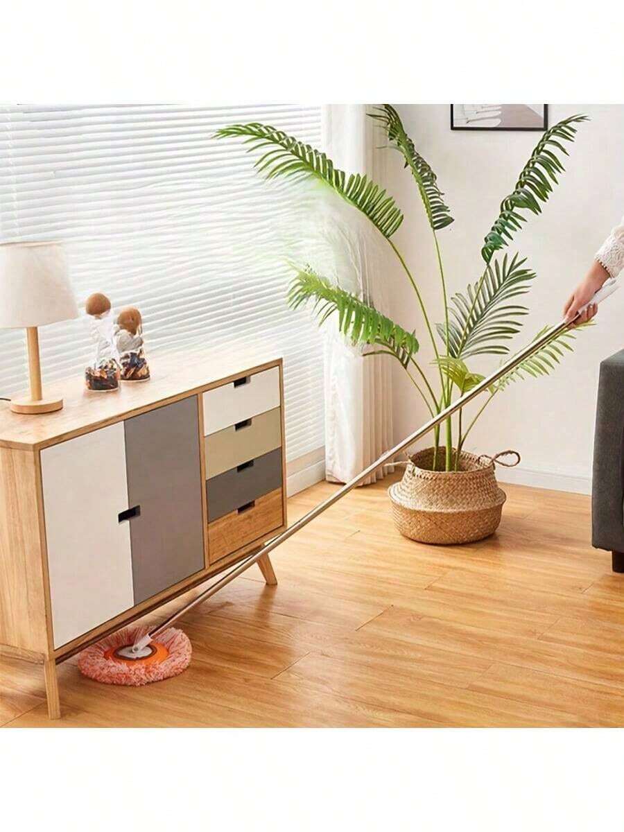 Extra Long Magic Broom With Detachable Head, Dual-Sided Silicone Scraper, Easy Hair And Dust Removal For Hard Floors And Carpets, Commercial Cleaning Broom With Angle Design For Easy Storage - 3 pcs tube - 查看 1