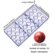 34pcs Chocolate Mold Set With 100pcs Chocolate Lollipop Sticks, Home Kitchen Chocolate Candy Baking Tools, Pastry Making Supplies - Clear - View 13