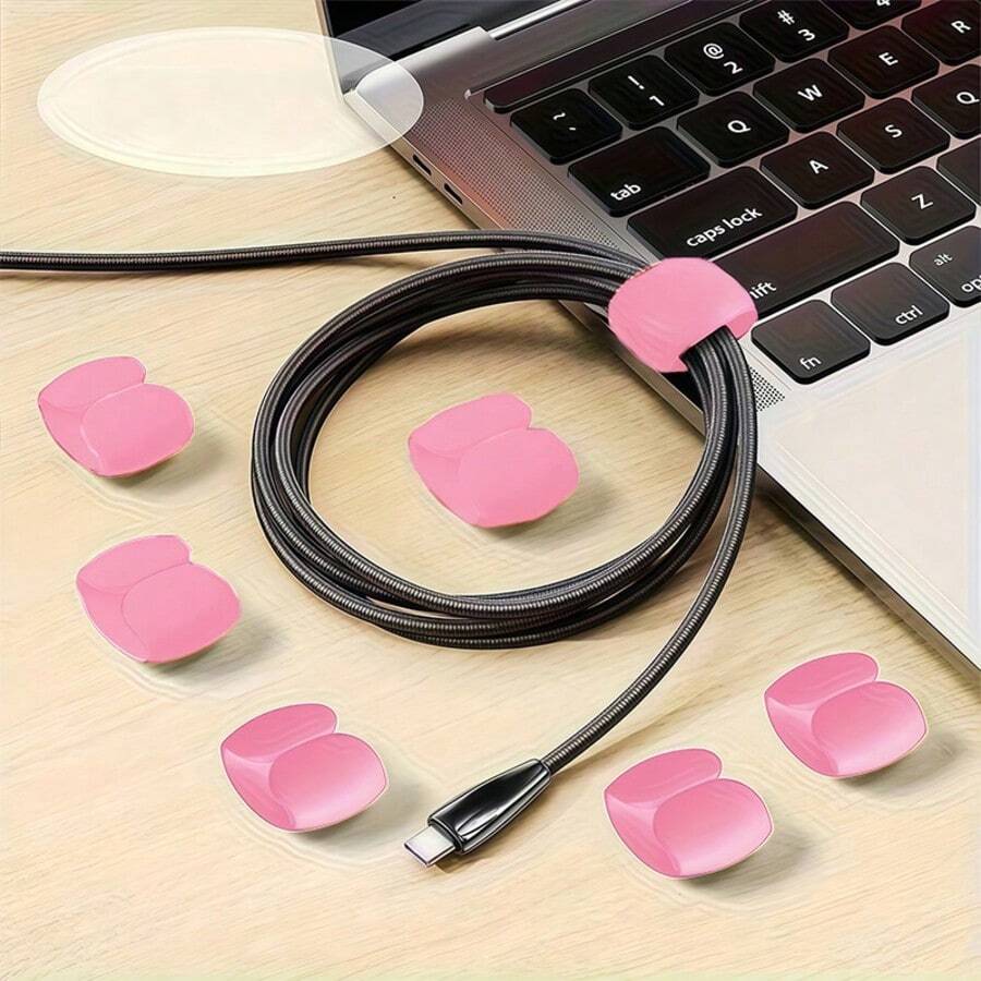 10pcs Minimalist Multi-Function Wire Winders, Data Cable, Earphone, Charging Cable Organizer, Portable Winding Holder
