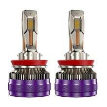 2 bóng đèn pha LED H7 cho ô tô (H1, H4, H11, HB3, 9005, HB4, 9006, 9012, HIR2, H9, 9054, CSP Turbo Fan, Canbus, chiếu sáng xa và gần) 12V - JC-82 - Xem 12