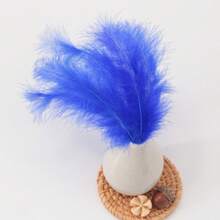 100pcs 4-6 Inch Vibrant Artificial Feathers, Suitable For Decorative Materials And Creative Art Projects - Royal Blue-05 - View 21
