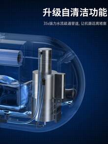 1个自动泡沫皂液器，壁挂式智能液体皂液器，带USB充电、液位检测和电池电量显示。 - 查看 3