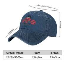 Washed Baseball Cap Bangtang Arirang World Tour 2026 Adjustable For Army Fans Merch, Ideal For Concert Support & Kpop Groupie Gifts - Navy Blue - View 3