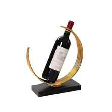 Almacenamiento independiente para botelleros Estante de hierro for decoración de vinos armario de vino for restaurante decoración estante de vinos tinto estante creativo for botellas de vino for el - como en la foto - Ver 7