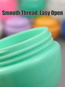 Reusable Leak-Proof Travel Containers With Lids, Small Unisex Cosmetic Bottles For Creams, Lotions, Hand Creams, Suitable For Cosmetic Organization, Vanity, Bathroom, Home, Vacation, Beach, Cruise, Back To School - Multicolor - View 4