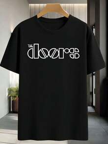 Camisetas masculinas plus size - Preto - Ver 2