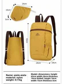 Outdoor Foldable Hiking Bag Ultra-Lightweight Sports Backpack Ultra-Light Travel Backpack Easy-To-Store Small Backpack Outdoor Spring And Summer Versatile Backpack Fashionable Casual Small Backpack Lightweight Hiking Backpack Snack Bag Small Backpack For Daily Use Waterproof Foldable Skin Bag New Model - Multicolor - View 5