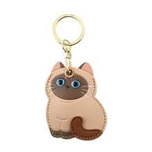 Protective Case Holder For AirTag Tracker With Keychain, Vegan Leather Anti-Lost & Scratch Resistance Key Ring Cover - 彩色 - 查看 14