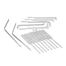 Bộ dụng cụ mở khóa chuyên nghiệp dành cho thợ khóa, bộ dụng cụ đào tạo cho người mới bắt đầu, bộ dụng cụ mở khóa cầm tay. - A - Xem 5