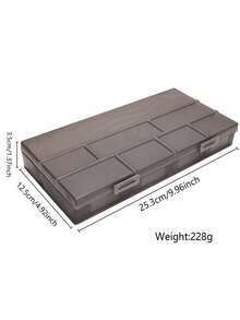 Large Capacity Barber Tools Storage Box Adjustable Container Multi-Grid Compartment Organizer Space Saving Fashion - Multicolor - View 9