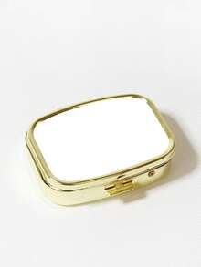 1 pieza Caja de metal portátil y mini cuadrada, Joyero - Multicolor - Ver 11