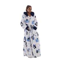 Neue Herbst-Winter-Faulbettdecke, TV-Decke, Outdoor-Kälteschutz-Kapuzen-Loungewear, Langarm, Verdickter Paar-Kapuzen-Bademantel, Loungewear - Pinguin - Übersicht 2