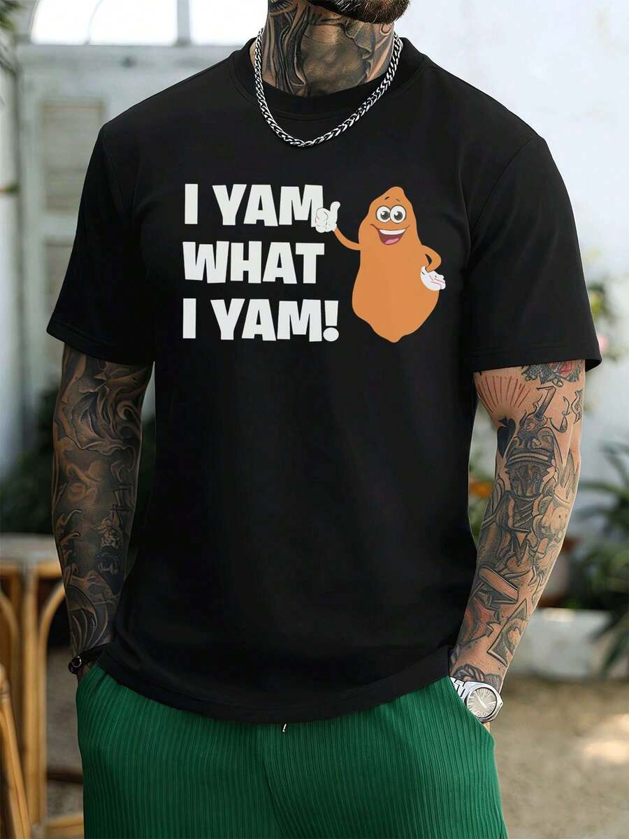 T-shirts pour hommes - Noir - Voir 1
