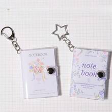 Micro Creative Office Desk Book With Keychain Notepad, Convenient Portable Beanbag Notebook, Mini Creative Notebook, Pocket Memo Pad, Memo, Planner, Graduation Gift, Thanksgiving Gift! Holiday Gift! - Multicolor - View 10