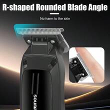 1pc USB Rechargeable Electric Hair Clipper, Bald Head Shaver, Home Use Hair Trimmer - View 9