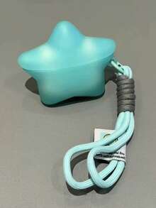 1 mặt dây chuyền hình ngôi sao năm cánh 3D phát sáng trong bóng tối, thích hợp cho tai nghe Apple Bluetooth thế hệ thứ 4 và thứ 3, vỏ bảo vệ silicon chống rơi tối giản cho Apple Bluetooth thế hệ thứ 2, hộp đựng tai nghe dễ thương cho thế hệ thứ 3 (Không bao gồm tai nghe) - Màu xanh lam - Xem 3