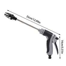 带喷枪的花园软管、洗车软管、可伸缩卷管、水枪、灌溉软管 - 适用于家庭庭院高压洗车，防缠绕设计 - B - 查看 11