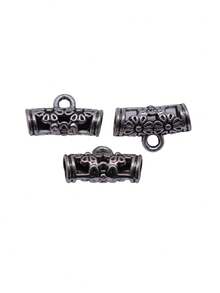 40颗14x8.7x5.2毫米花朵吊坠珠子，用于DIY珠宝制作 - 花朵三通 - 查看 7