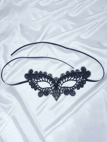 1/3/5/10 Pieces Women's Lace Masquerade Mask, Sexy Vintage Style, Cut-Out Floral Pattern Half-Face Mask With Ribbons, Suitable For All Seasons, Valentine's Day Costume - A - View 8