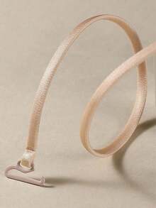 3对可调节文胸肩带，白色/杏色/黑色，可转换肩带，交叉式，露背式，透明，防滑，无缝配件 - 彩色 - 查看 3