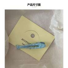 Blue Gradient Small Fish Metal Hairpin - 隨機1pc髮夾 - 查看 10