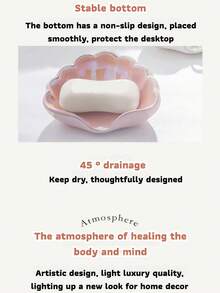 1 khay đựng xà phòng hình vỏ sò với chức năng thoát nước hoàn hảo. Giá đựng xà phòng sang trọng và sáng tạo này là món quà lý tưởng cho Giáng sinh hoặc Năm mới. - nhiều màu - Xem 5