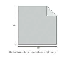 All Season Queen Size Bed Comforter - Cooling Goose Down Alternative Quilted Duvet Insert with Corner Tabs - Winter Warm - Machine Washable - Brown - Marrón - Ver 3