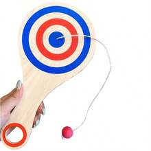 Wooden Blinder Target With Elastic Cord - Round Or Rectangular Dart Game Suitable For Outdoor Parties, Christmas Games, Fun - Durable Target For Valentine Easter - Multicolor - View 9
