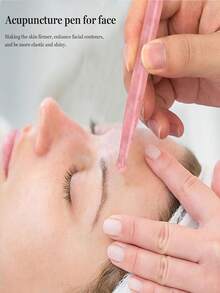 1pc Lymphatic Contour Face & Body Brush - Ergonomic Design With Soft Polyester Bristles, Precise Jawline & Decollete Sculpting, Fragrance-Free Suitable For All Light Skin Tones, Lymphatic Massage Tool - Ginger - View 6