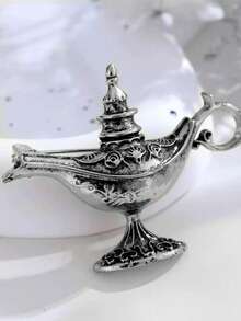 1pc Vintage Lamp Brooch, Unisex Casual Decorative Pin For Clothes, Spring/Summer New Arrival - Yellow Gold - View 10