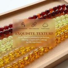 51pcs High Transparency Resin Beads, 12mm Flawless Beading, Fashion Versatile DIY Jewelry Making, Islamic Tasbih Beads, Suitable For Bracelets, Necklaces, Accessories, Phone, Keychains, Car Decor - Multicolor - View 5
