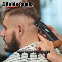 1pc USB Rechargeable Electric Hair Clipper, Bald Head Shaver, Home Use Hair Trimmer - View 10