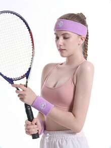 1 pieza Diadema elástica, ligera y transpirable antideslizante para baloncesto, correr, fútbol, yoga - Multicolor - Ver 11