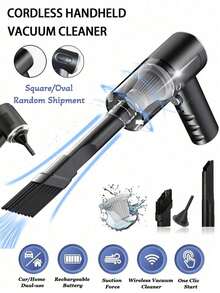这款三合一无线手持吸尘器小巧便携，吸力强劲，内置1800mAh Type-C可充电电池，适用于汽车、家居、宠物清洁，配备低噪音空气净化器和多种吸嘴配件。这款迷你吸尘器是汽车清洁、键盘清洁、家居清洁的必备良品，也是新年和节假日的理想礼物。 - A - 查看 2