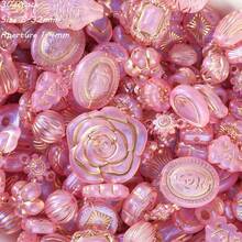 Acrylic Transparent Mixed Beads Handmade DIY Phone Strap Accessories, Bracelet & Pendant Supplies - Multicolor - View 1