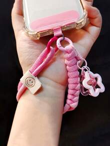 二合一可调节斜挎手机挂绳，结实耐用，简约时尚男女通用相机串珠挂绳，撞色设计，长款和短款可选，带胸垫 - 彩色 - 查看 8