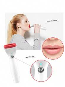 1pc Rechargeable 500mAh Electric Suction Lip Plumper Device Silicone Lip Enhancer Automatic Firming Lip Skin Beauty Tool For Women Home Beauty Tool For Fuller Thicker Natural Looking Lips - Multicolor - View 7