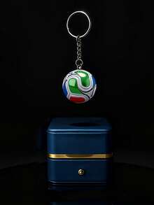 Cute Mini Football Keychain, Creative Sports Style Keyring Gift Box, Perfect Bag Decoration, Small Gift For Friends, Party Favors, Or School Rewards - A - View 8