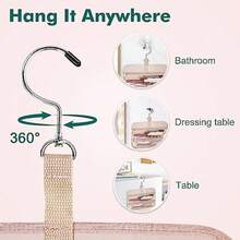 Toiletry Bag for Women Large Cosmetic Travel Bag Hanging Toiletry Bag for Bathroom Thickened PVC Waterproof Travel Makeup Bag Toiletries Bag for Travel Business Trips and Camping - Verde - Ver 5