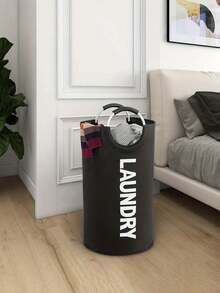 1 giỏ đựng quần áo bẩn lớn màu đen 92L, túi đựng quần áo bẩn có thể gấp gọn, giỏ đựng quần áo cao đứng độc lập, thùng giặt gấp gọn, giỏ đựng đồ giặt, giỏ giặt, dụng cụ sắp xếp phòng tắm, giỏ, giỏ đựng đồ, giỏ đựng quần áo bẩn có thể gấp gọn - Nhiều màu - Xem 5