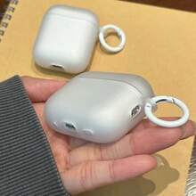 哑光白苹果蓝牙耳机防摔保护套，兼容苹果蓝牙耳机盒，防刮防摔 - 彩色 - 查看 3