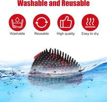 Hezane Mop Handle For Ocedar, Scrub Brush And Spin Mop Base Compatible With O Cedar EasyWring 1 Tank Spin Mop,4-Section Spin Mop Handles And Base For EasyWring Spin Mop - Màu A - Xem 6