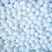 5/10/20/50个装 40毫米哑光黄白相间耐用PP材质防锈乒乓球，适合成人练习和休闲娱乐 - 彩色 - 查看 2