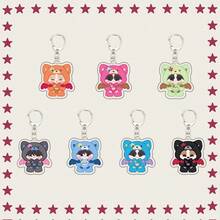 1pc KPOP THE SIN: VANISH Album Plush Keychain, Limited Edition Jungwon Heeseung Jay Jake Sunghoon Sunoo Ni-Ki Merchandise, Must-Have For ENGENE Supporters, Suitable For Backpack Hanging And Car Key Decoration, Korean Pop Music Album Merchandise - Multicolor - View 2