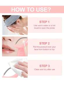 女士面部脱毛弹簧，可去除唇部、下巴、面部、颈部多余毛发，原装弹簧式脱毛工具，粉色滚轮脱毛用品 - 彩色 - 查看 6