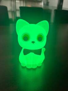 Đèn ngủ hình mèo sợ hãi bằng silicon sáng tạo mới, đèn ngủ phòng ngủ, quà tặng cho bạn trai, bạn gái, bạn thân, sinh nhật. - Mèo con phiên bản bảy màu - Xem 3